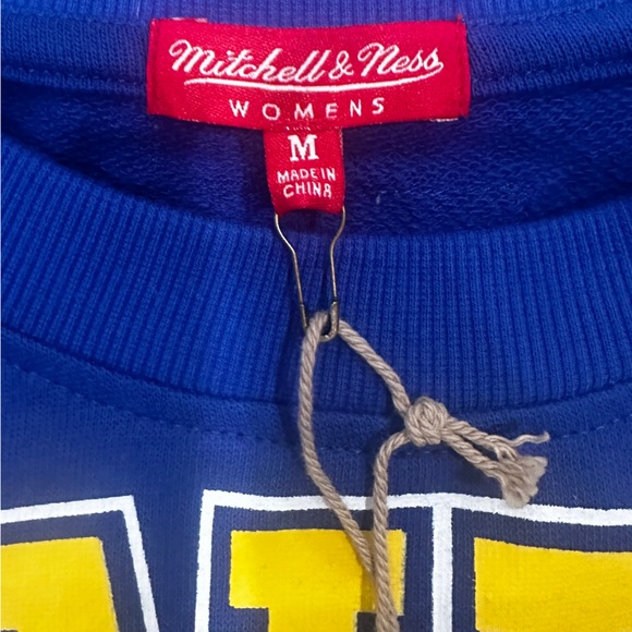 Women’s Mitchell and Ness Dallas Mavericks Pullover Crew Size Medium NWT - Picture 8 of 9